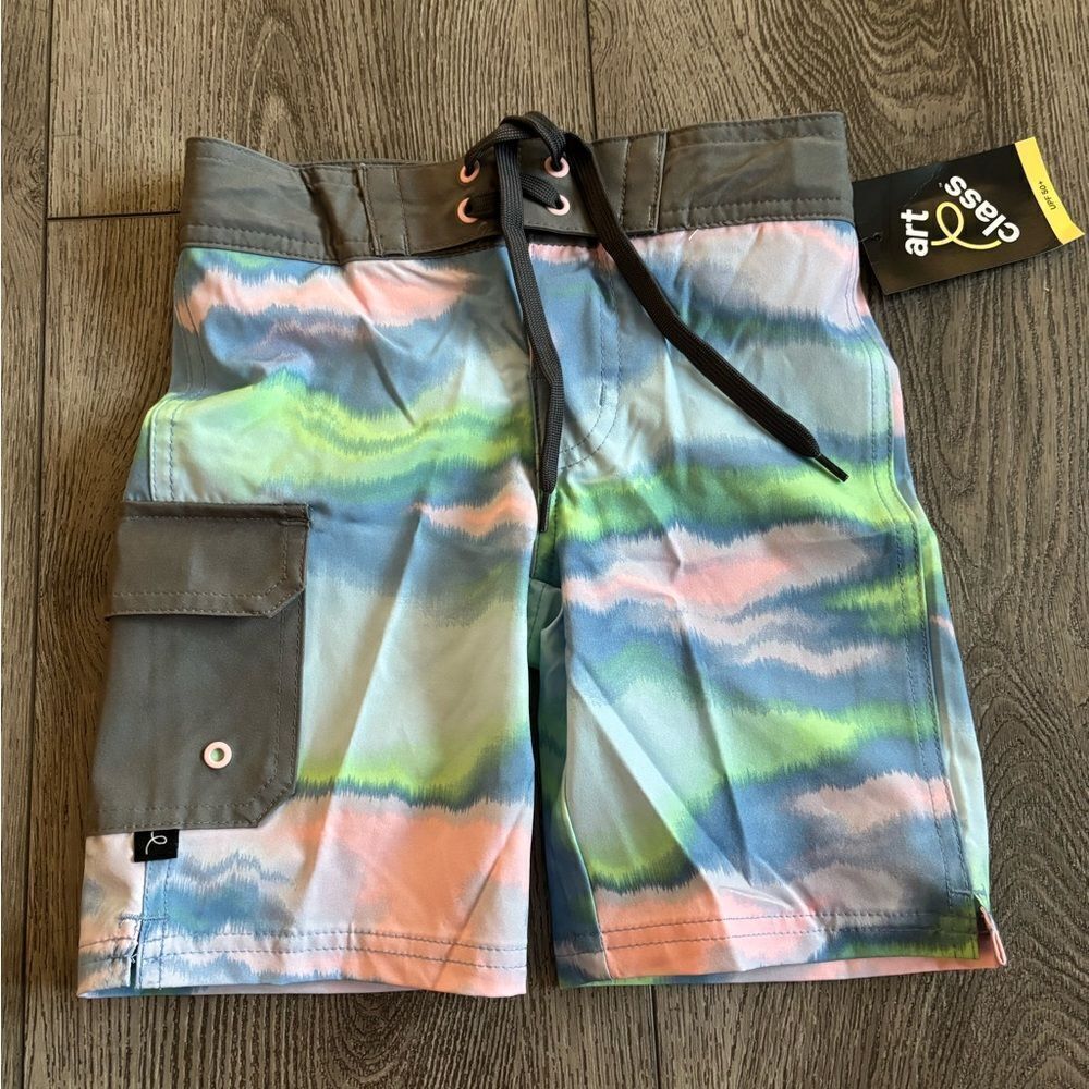 Art class Colorful Tie-Dye Swim Shorts